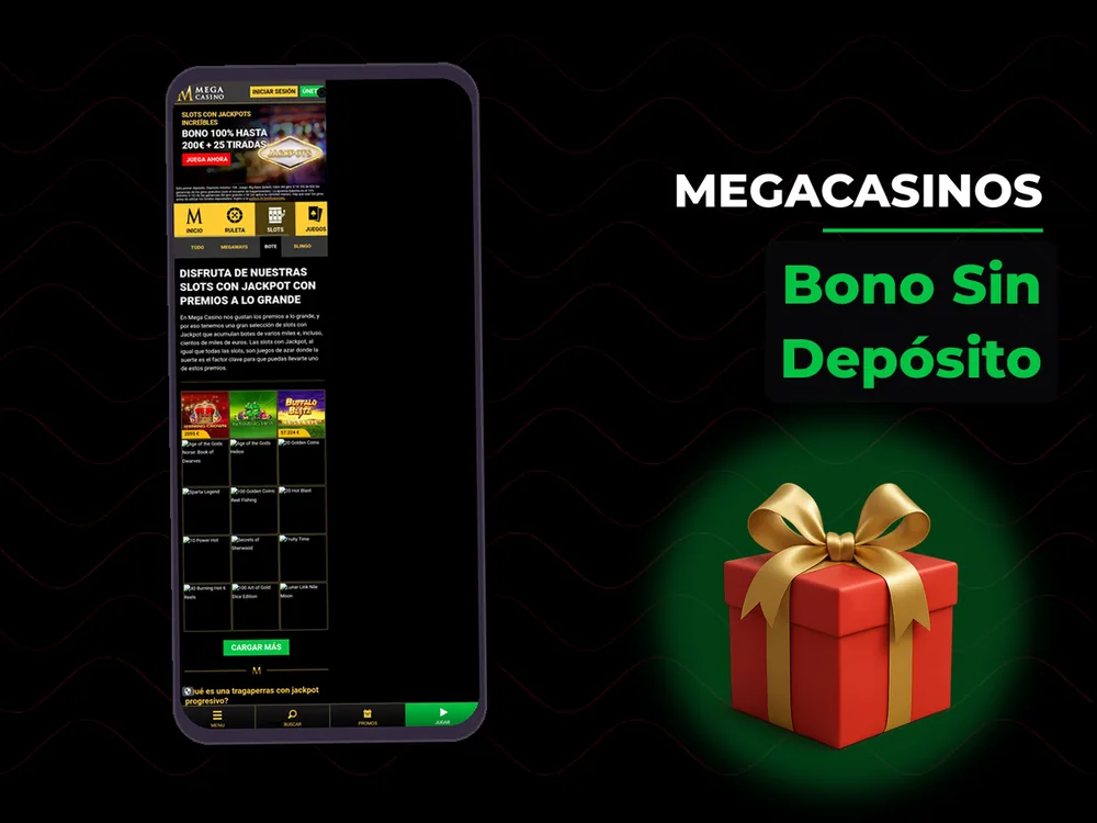 megacasinos - Bono Sin Depósito