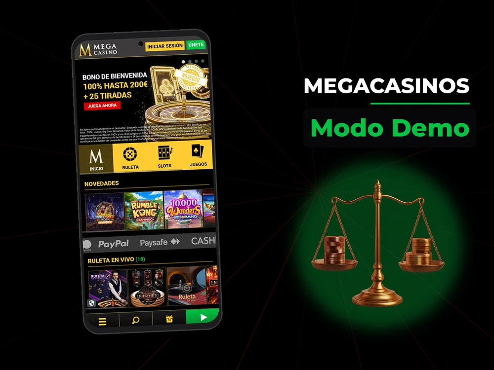megacasinos - Modo Demo