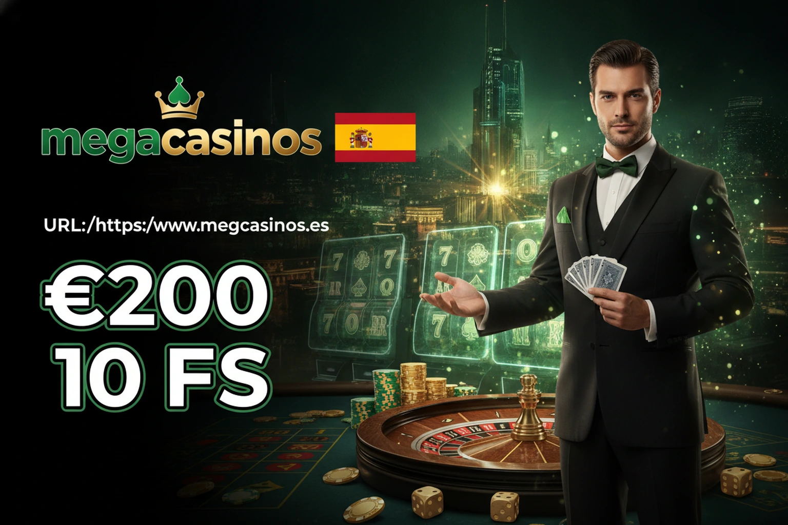 Mega Casino Bono de Bienvenida 200€ España Código Promo 2026